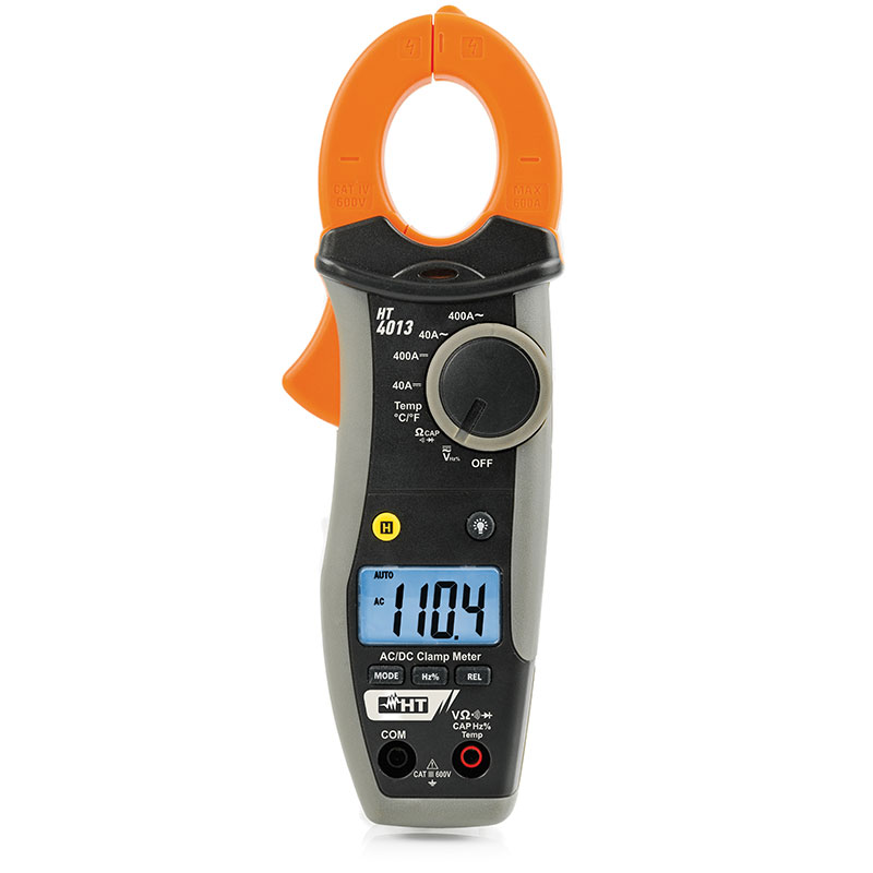 HT4013 - Clamp meter AC/DC 400A with temperature measurement with K-type probe