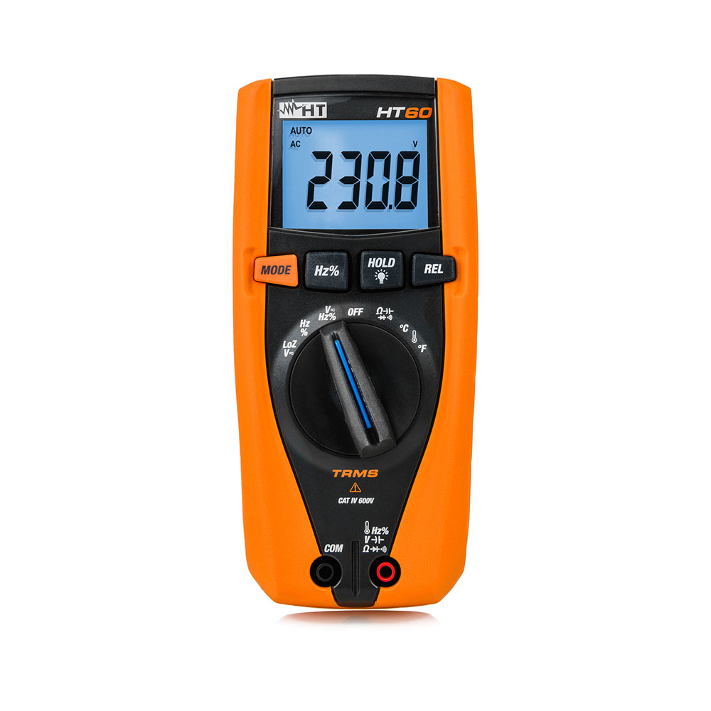 HT60 TRMS Digital Multimeter with temperature measurement