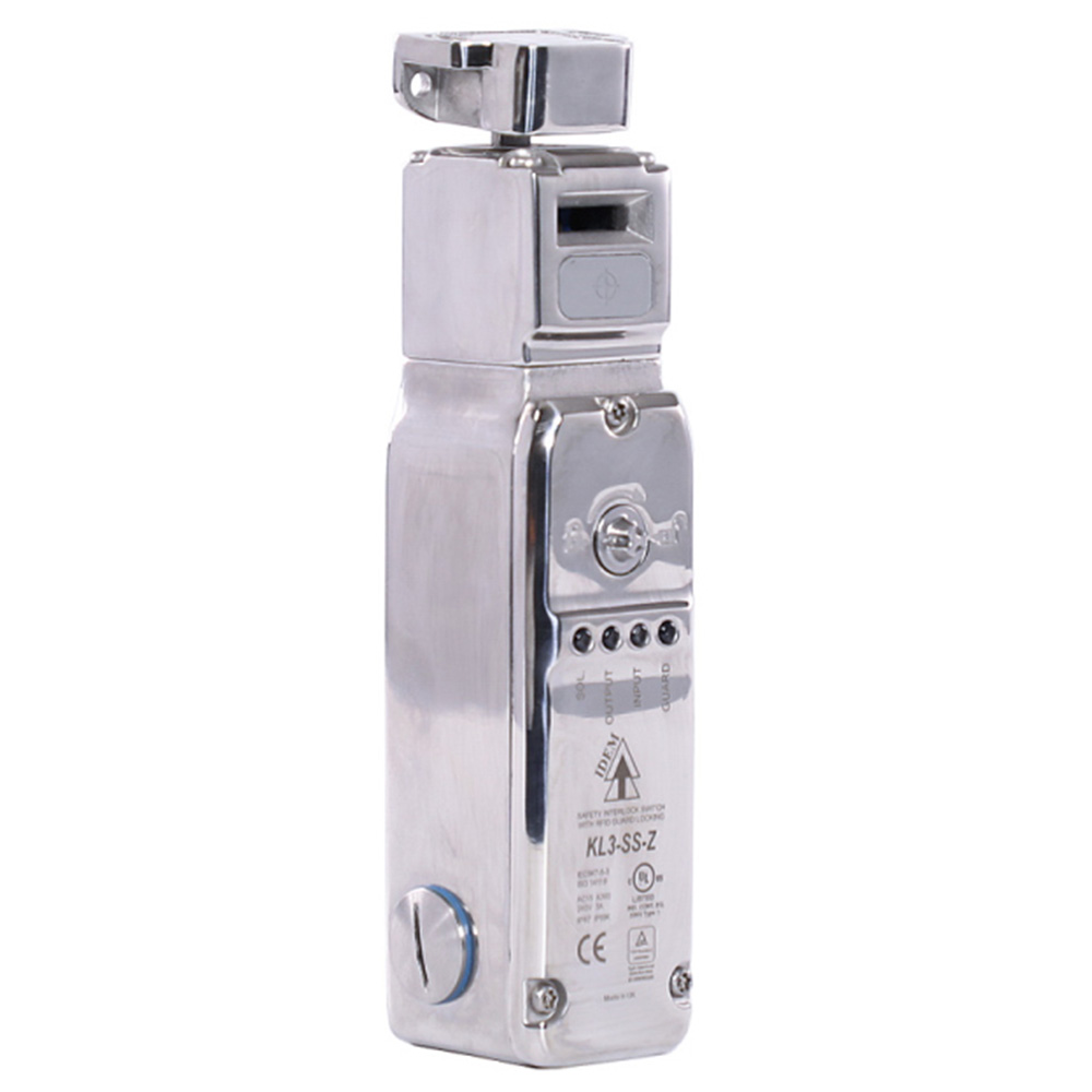 KL3-SS-Z: Guard Locking RFID Safety Interlock with OSSD – Stainless Steel