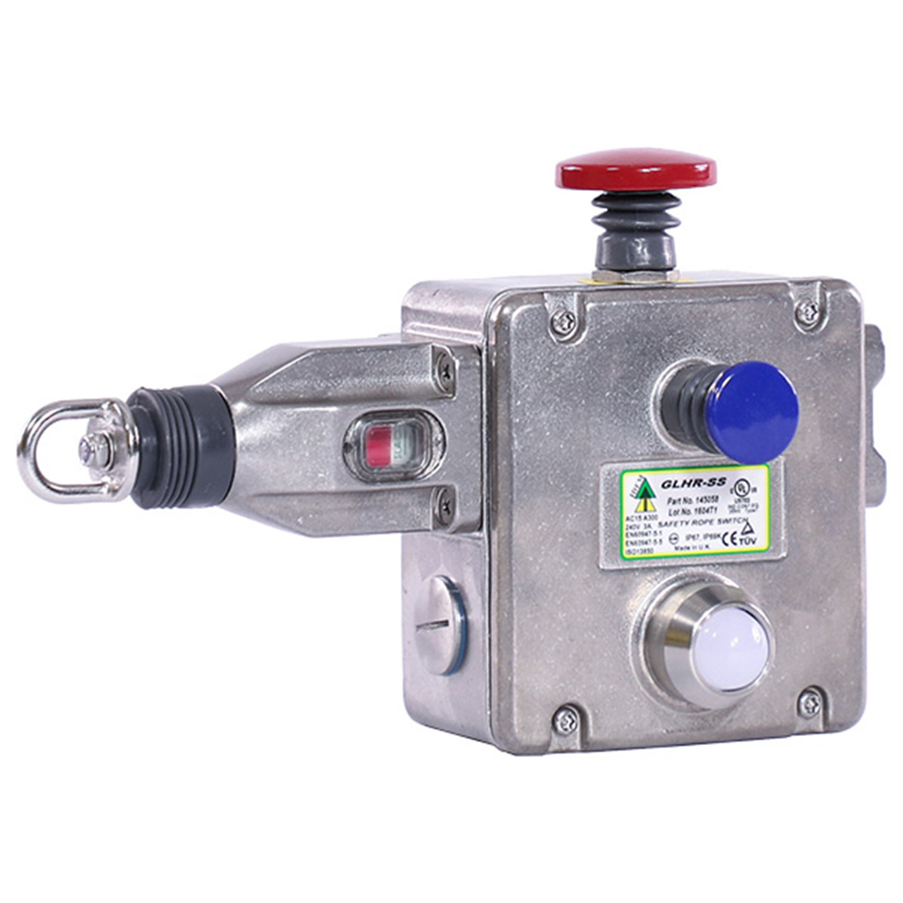 GLHR-SS: Guardian Line Heavy Duty Stainless Steel Rope Pull Safety Switch
