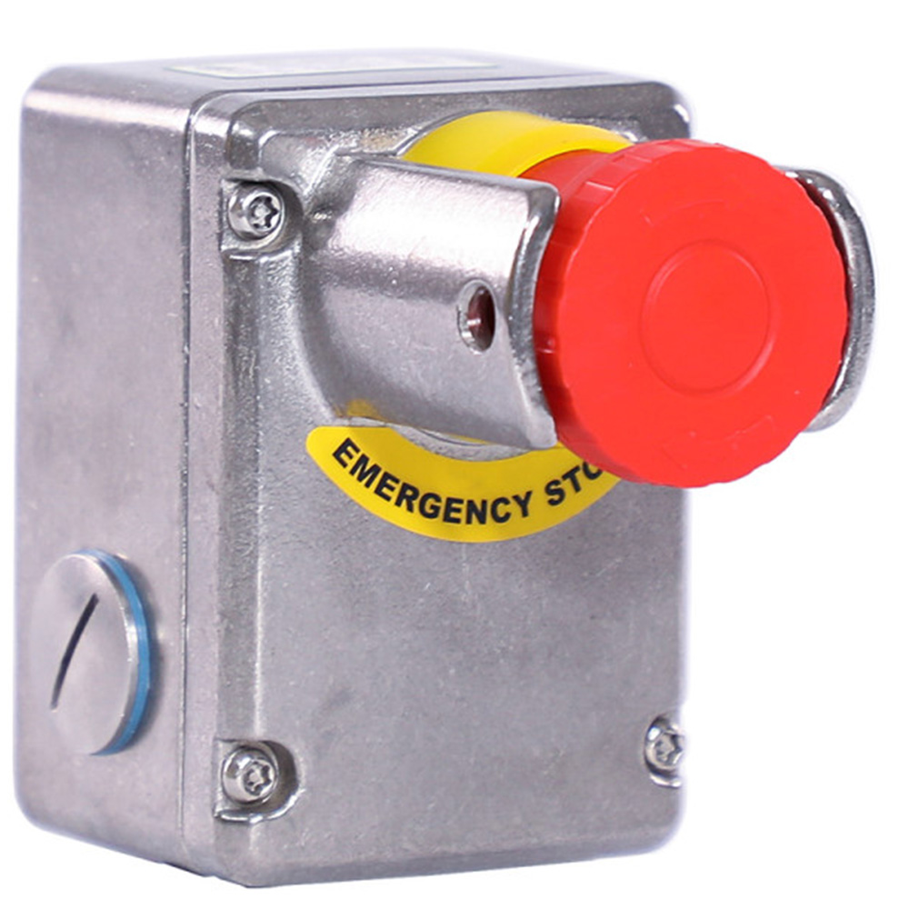 ESL-SS(P) Stainless Steel Emergency Stop with Shroud (4-Pole)