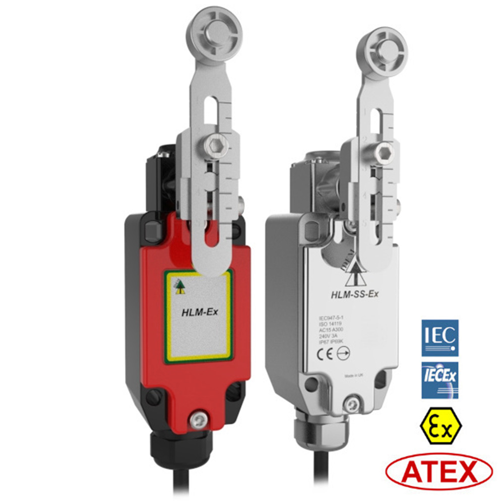 HLM-ARL-Ex Explosion Proof Limit Switch with Adjustable Roller Lever