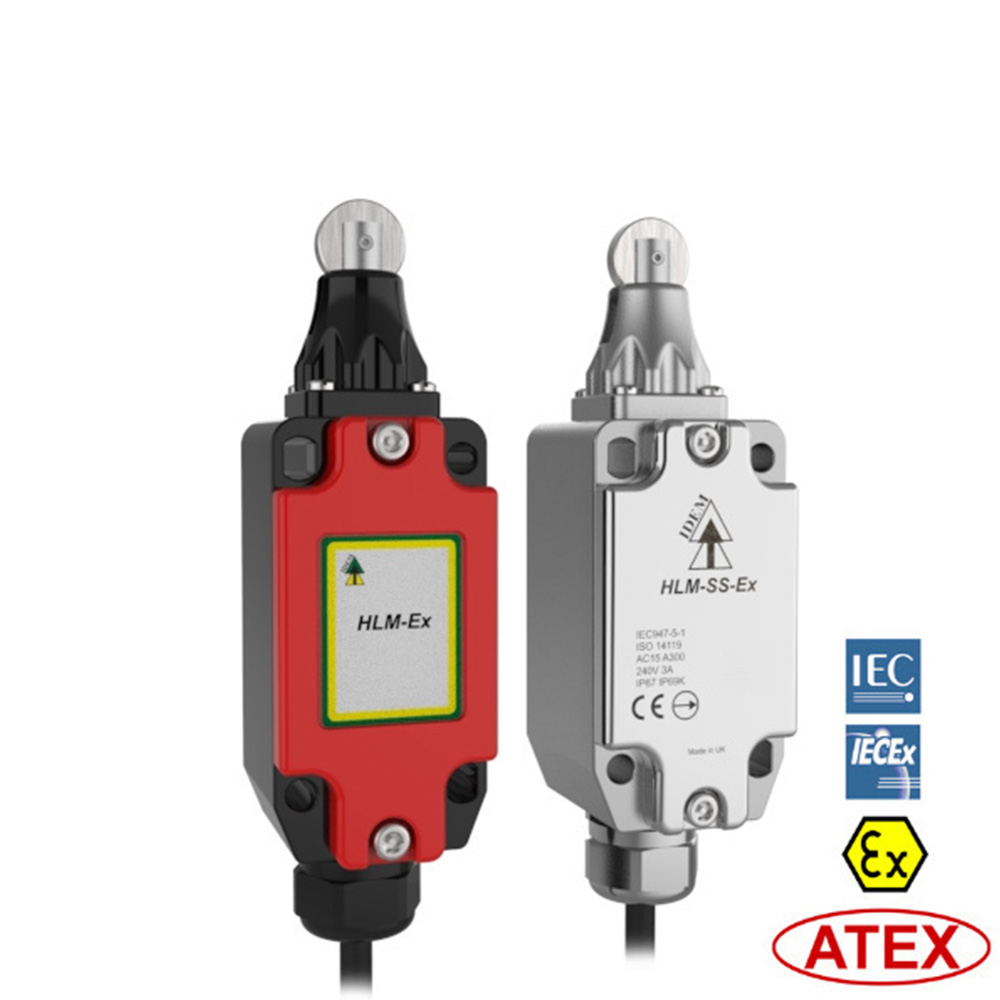 HLM-RP-Ex Explosion Proof Limit Switch with Roller Plunger