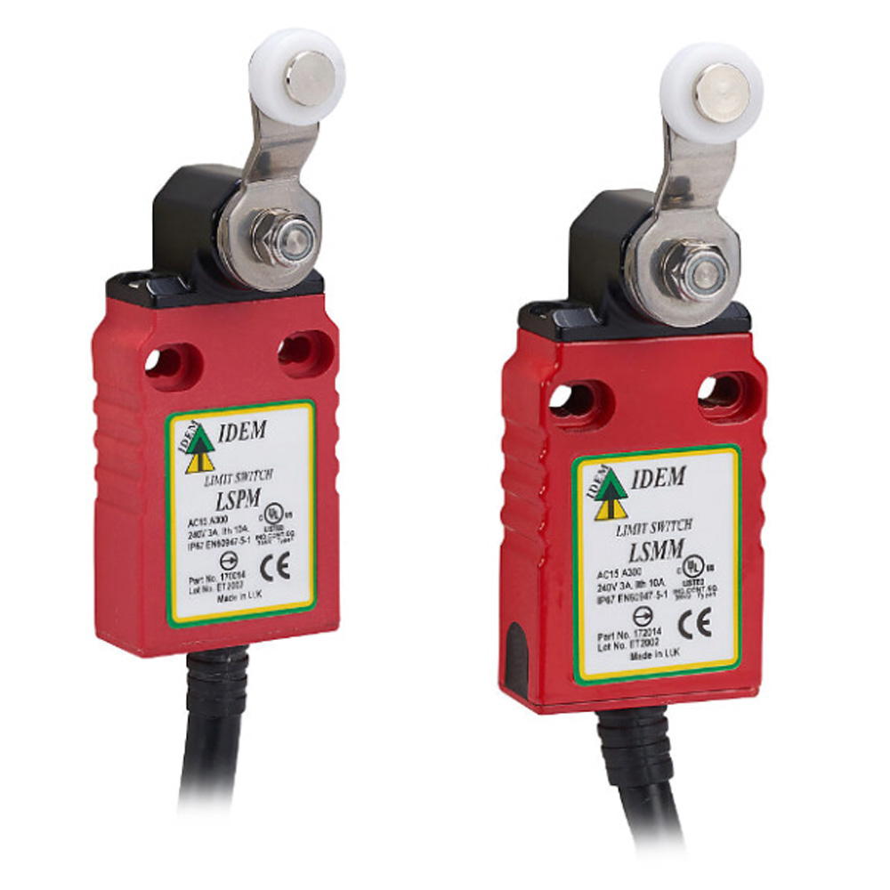 LSPM / LSMM: Miniature Safety Limit Switches with Roller Lever