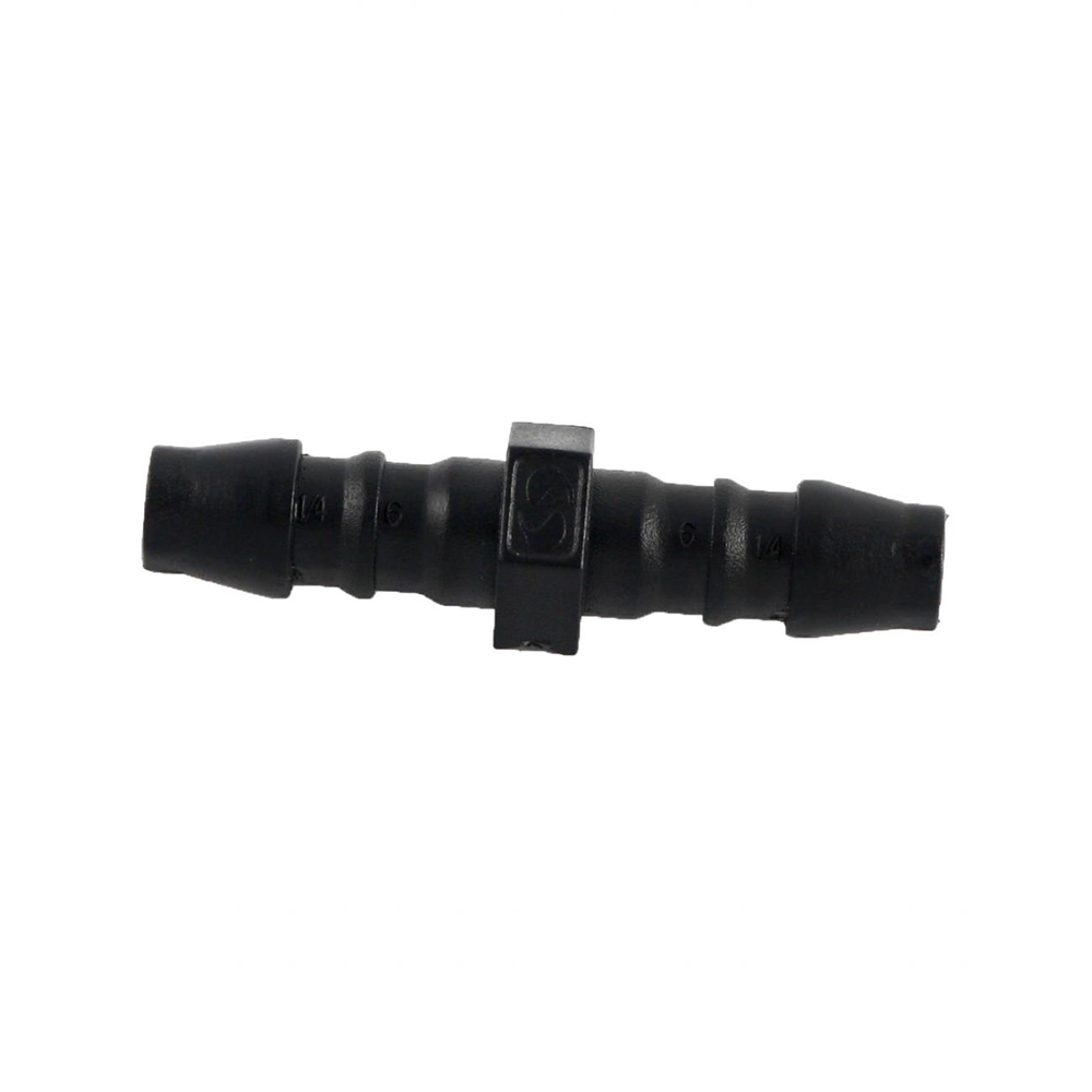 Straight connector Ø 6 mm (1/4')