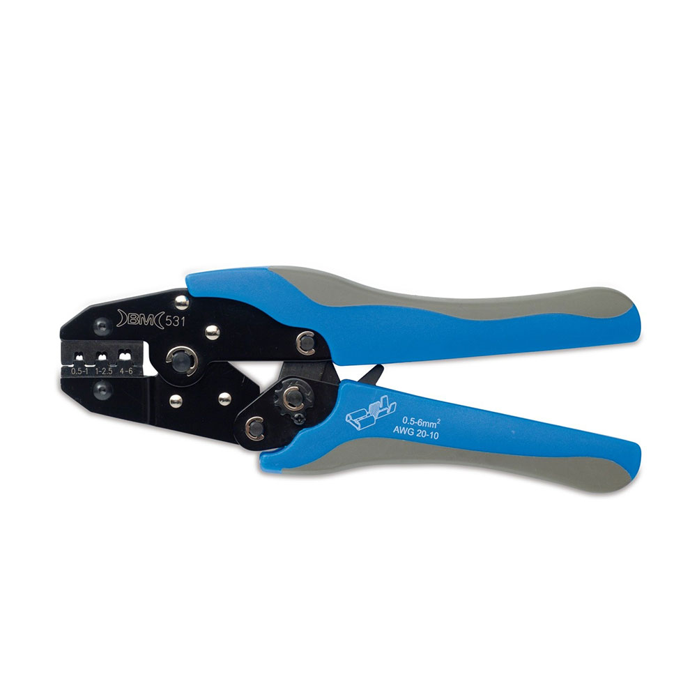 CRIMPING TOOL · AUTOMATIC · FOR BRASS OPEN TERMINALS · 0.5÷6