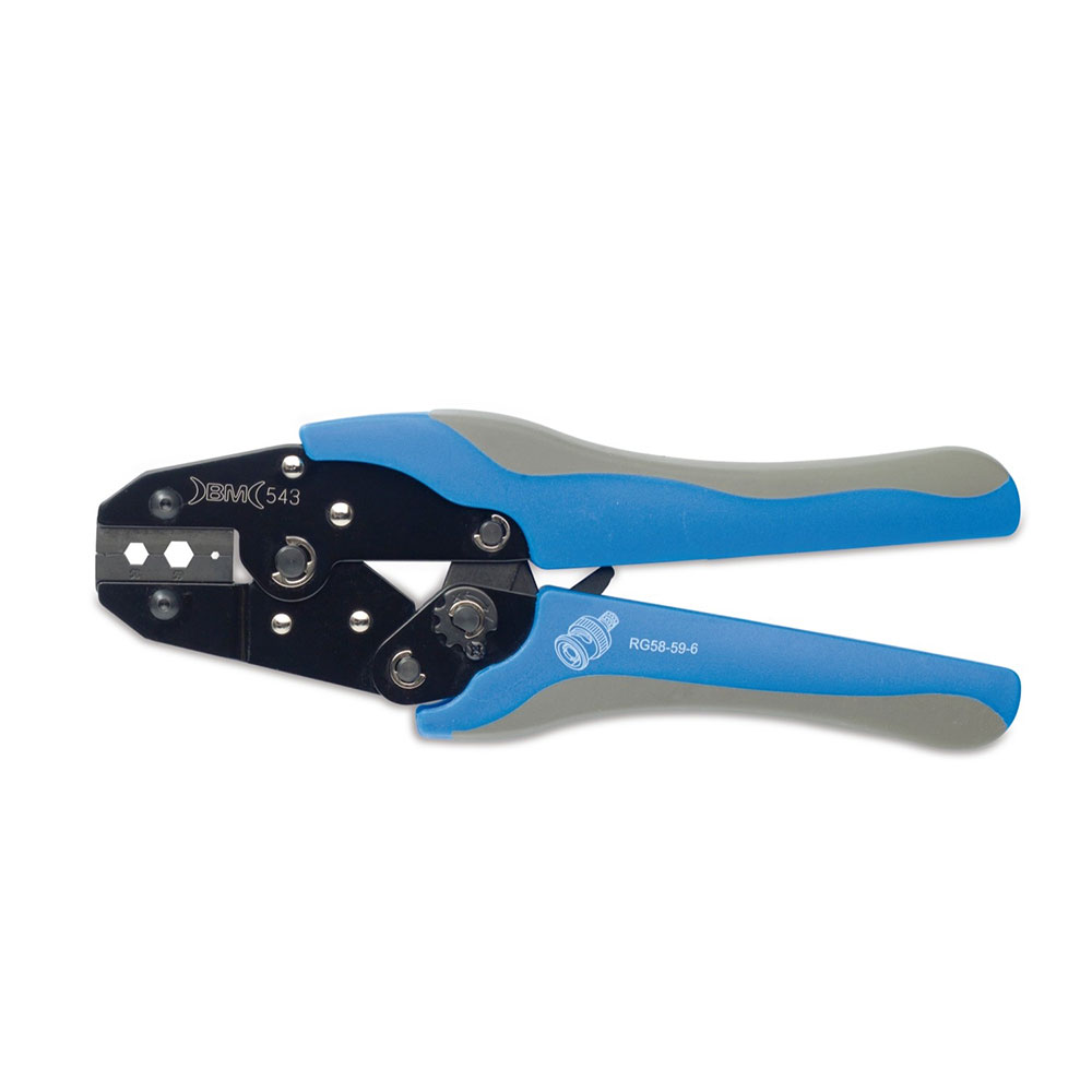 CRIMPING TOOL · AUTOMATIC · FOR COAXIAL CONNECTORS RG 58-59