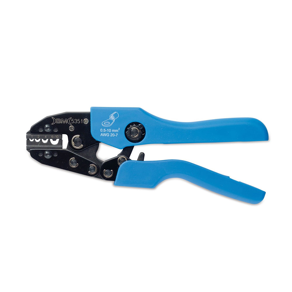 CRIMPING TOOL · WITH REDUCTION · FOR UNINSULATED TERMINALS · 0.5÷10