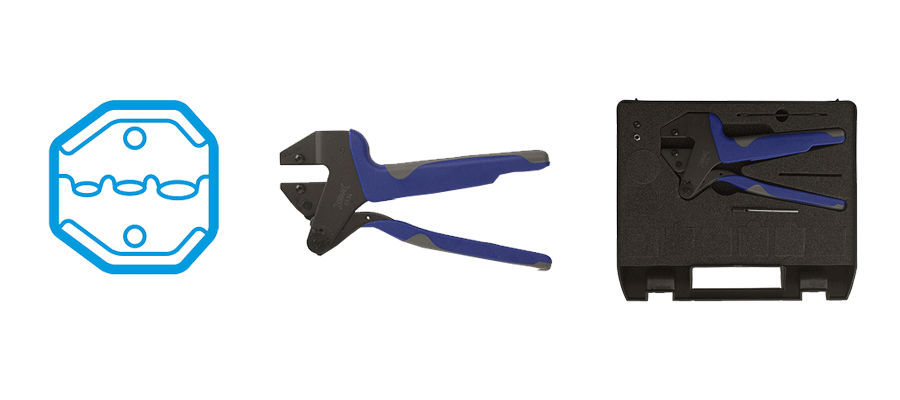 Parallel crimping tools