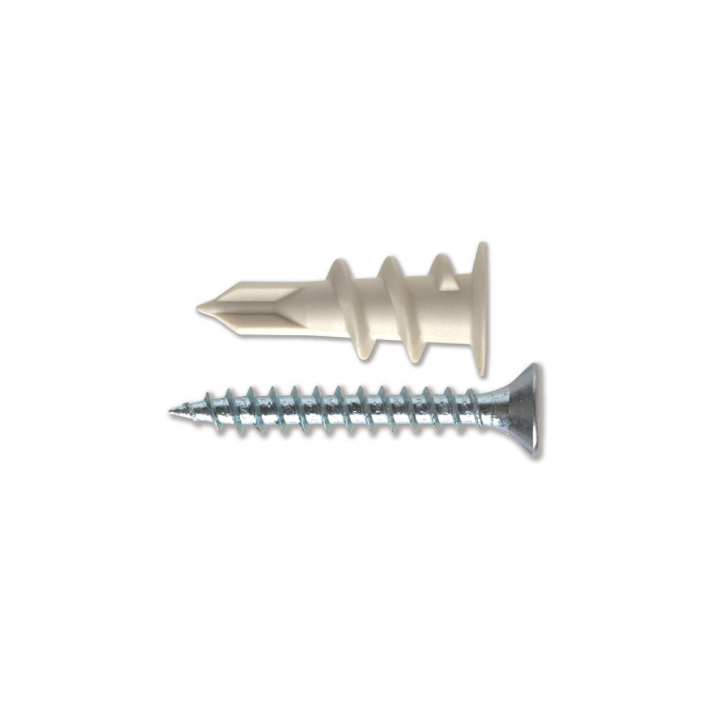 PLASTERBOARD ANCHOR · VP · WITH FLAT COUNTERSUNK HEAD PZ SCREW