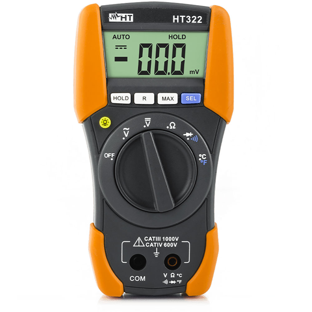 HT322 - Digital CATIV multimeter with temperature measurement with K probe
