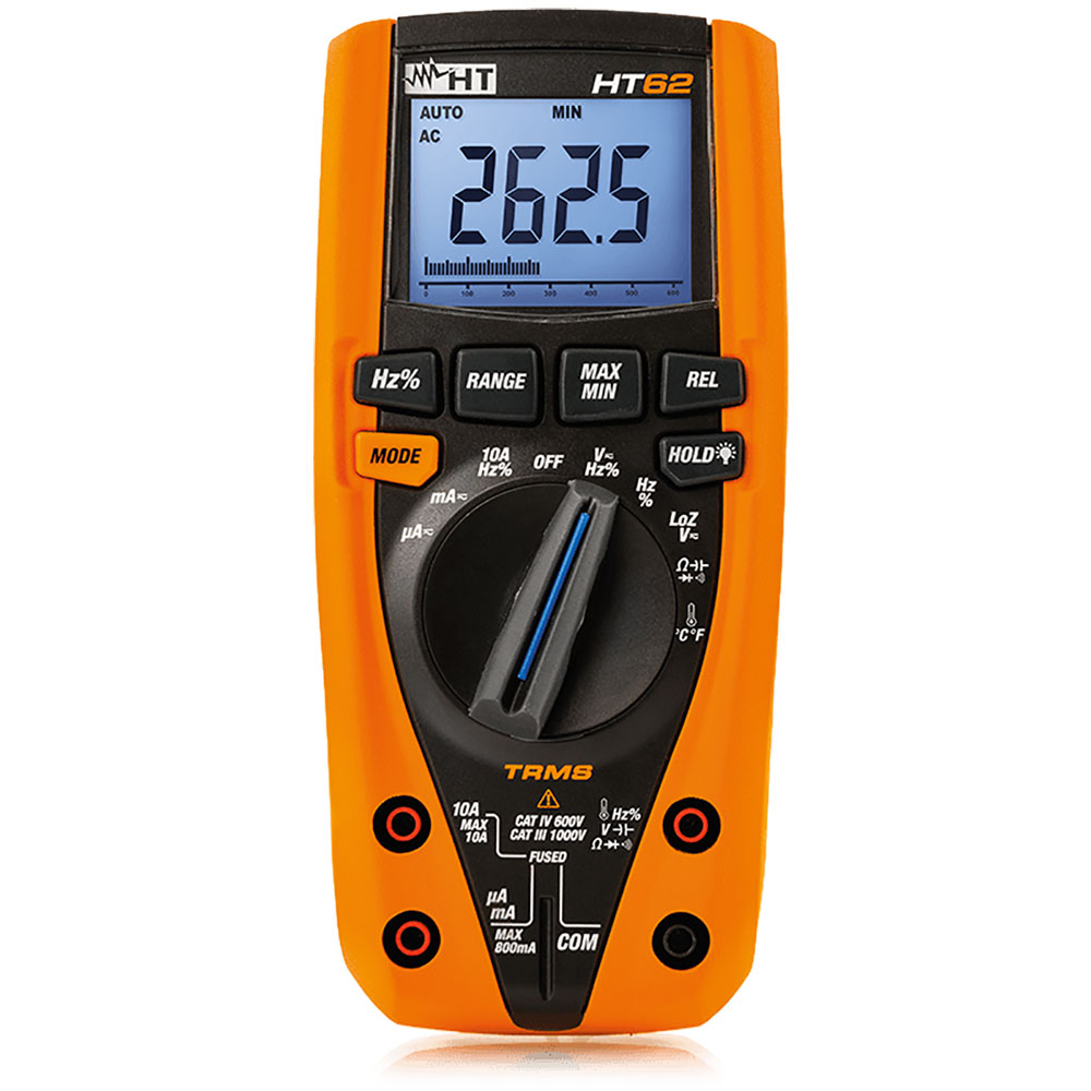 HT62 - TRMS Digital Multimeter with temperature measurement