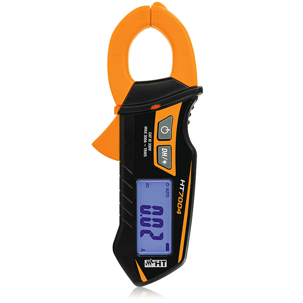 HT7004 - HAND-HELD CLAMP METER FOR TRMS AC CURRENT UP TO 300A
